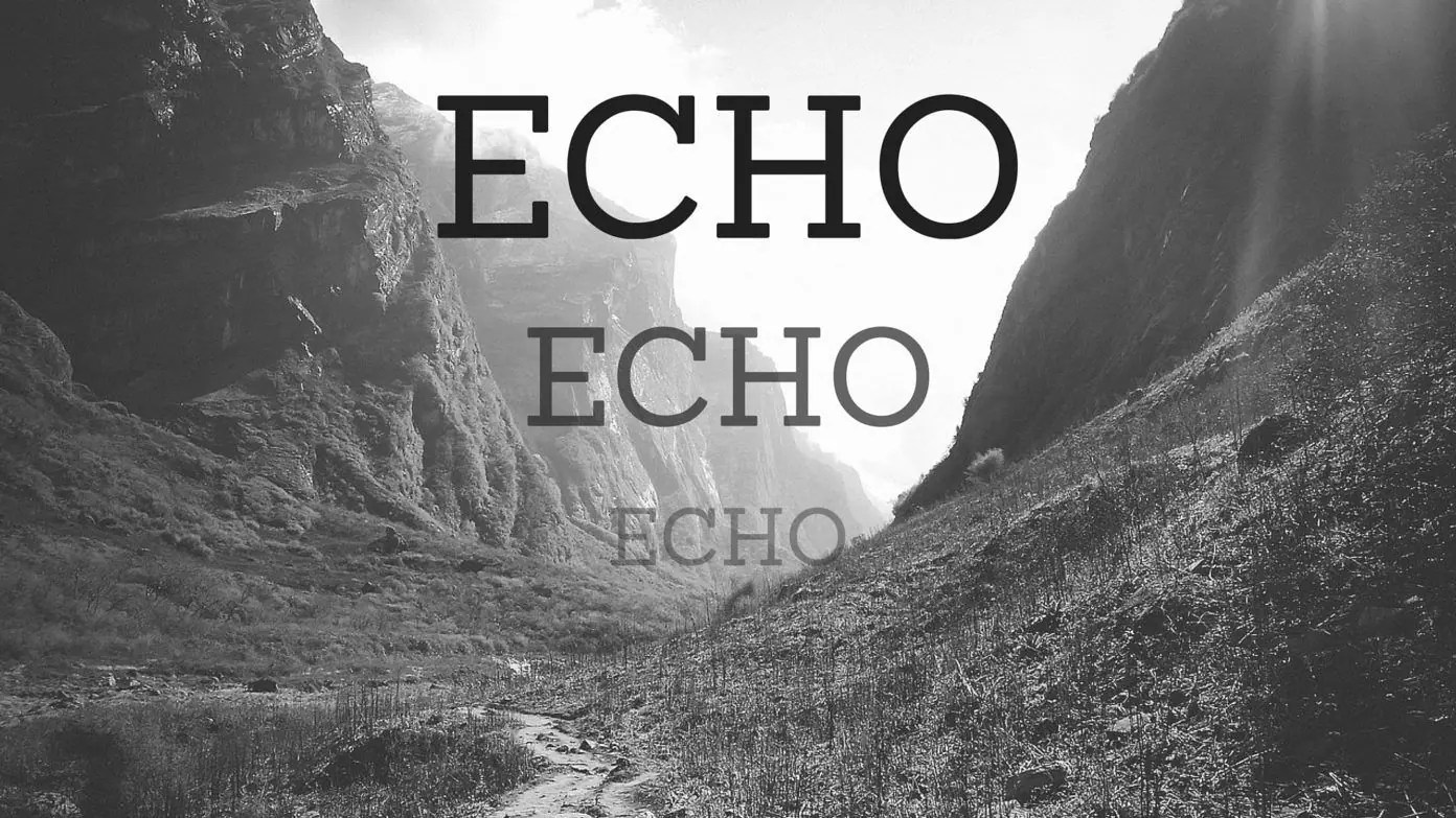 Die Echo App Wenn die Berge antworten