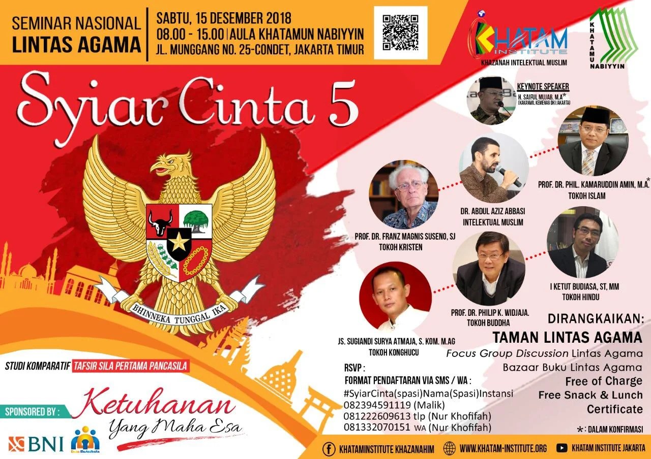 ICHI Menjadi Pembicara Pada Seminar Nasional dengan Tema Studi Komparatif Sila Pertama Pancasila