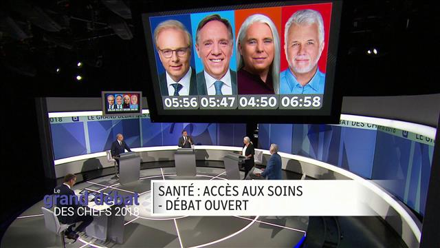 Revoyez Le grand débat des chefs 2018 Élections Québec 2018 Radio