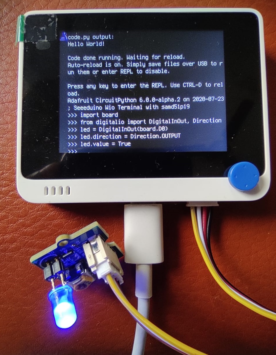 CircuitPython Controlling Servo With Wio Terminal iCircuit