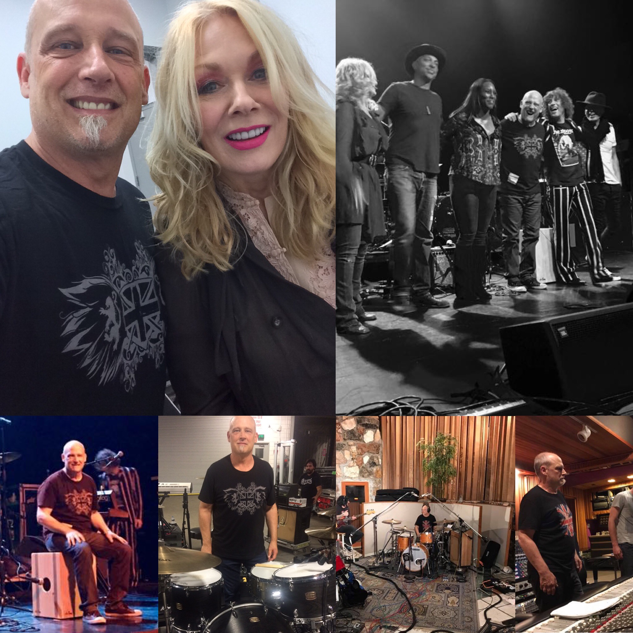 Drummer Ben Smith of Heart rocks ICJUK shirts