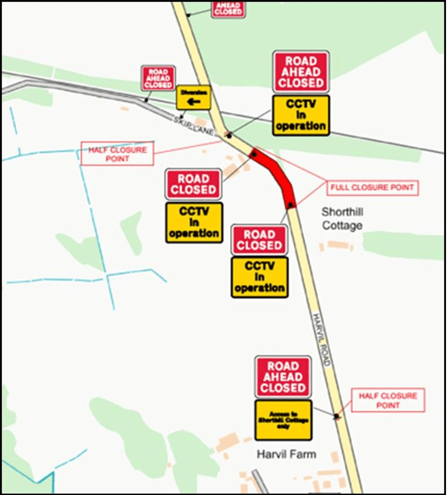 3 week Harvil Road Closure, from 30 Jan 2023 Ickenham Residents