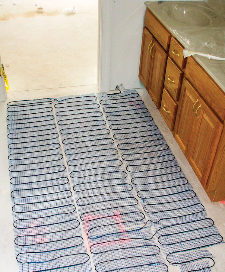 Radiant Floor Heating Under Tile