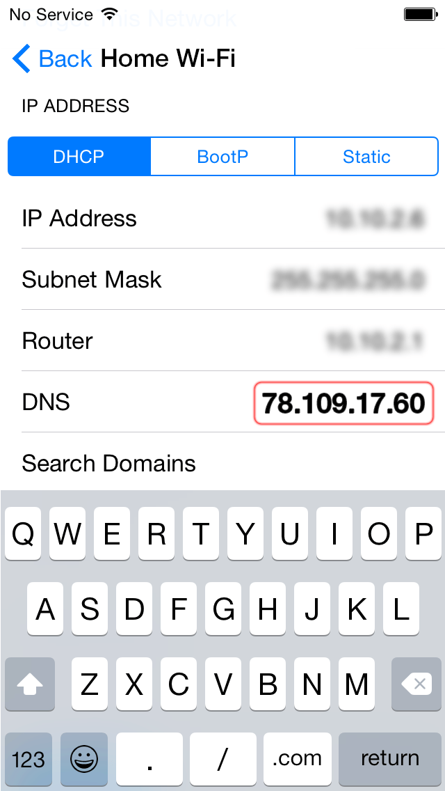 iCloud DNS Bypass User manual