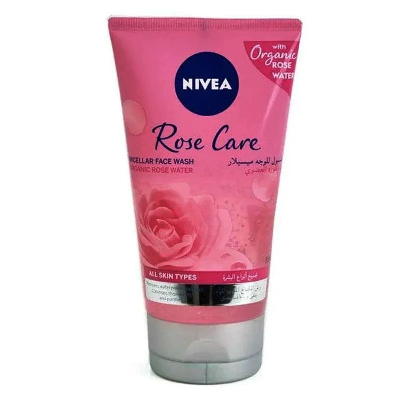 Nivea Rose Care Micellar Face Wash with Organic Rose Water 150ML