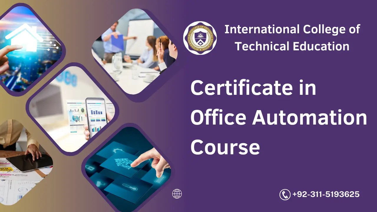 Certificate in Office Automation Course in Islamabad