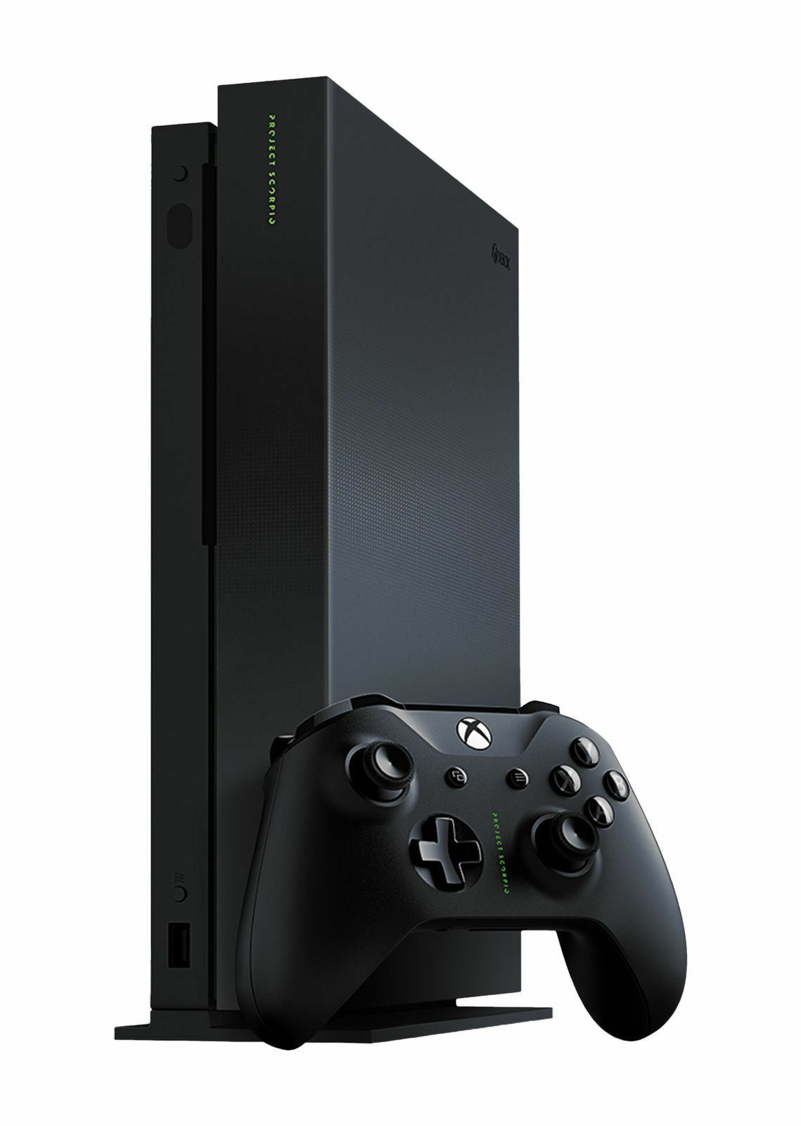 Microsoft Xbox One X Project Scorpio Edition 1TB Console Black. No Stand. on Web