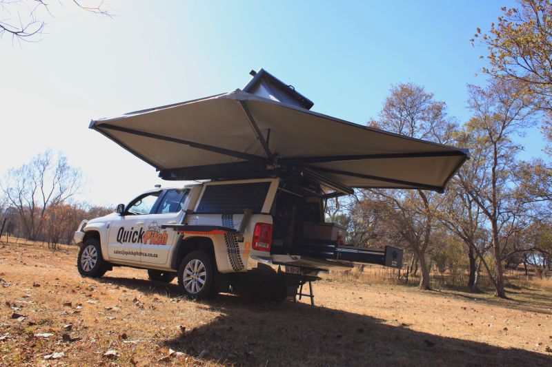 QUICK PITCH WEATHER SHADE 20 SEC AWNING RHS