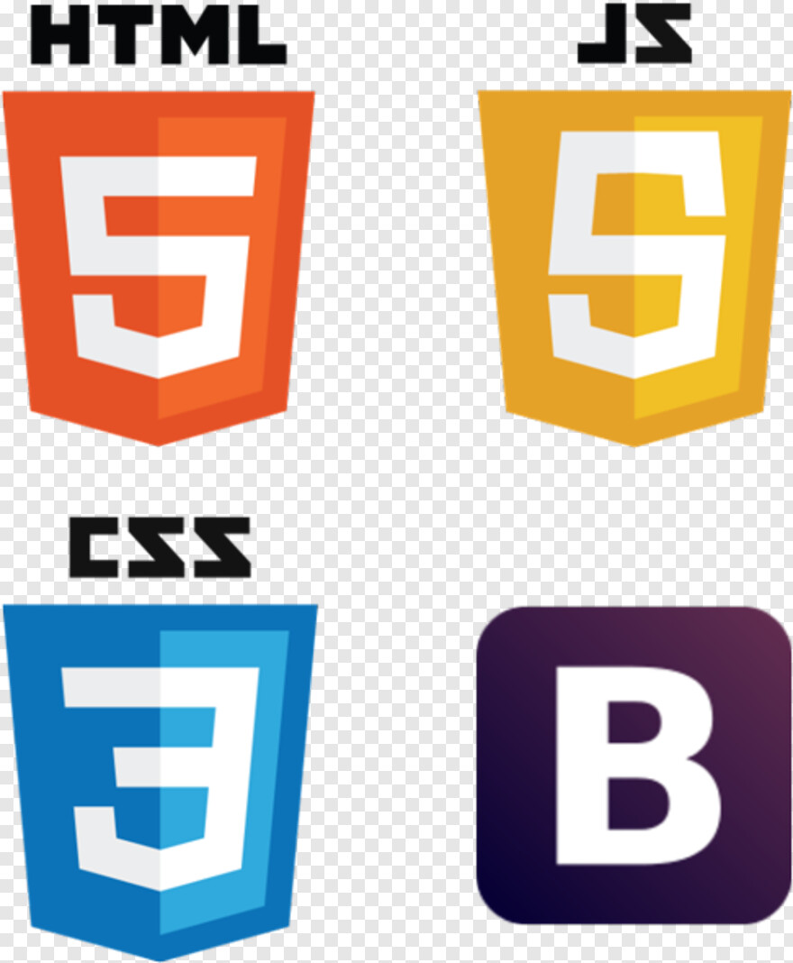 Bootstrap Logo, Javascript Logo, Css Logo 807679 Free Icon Library