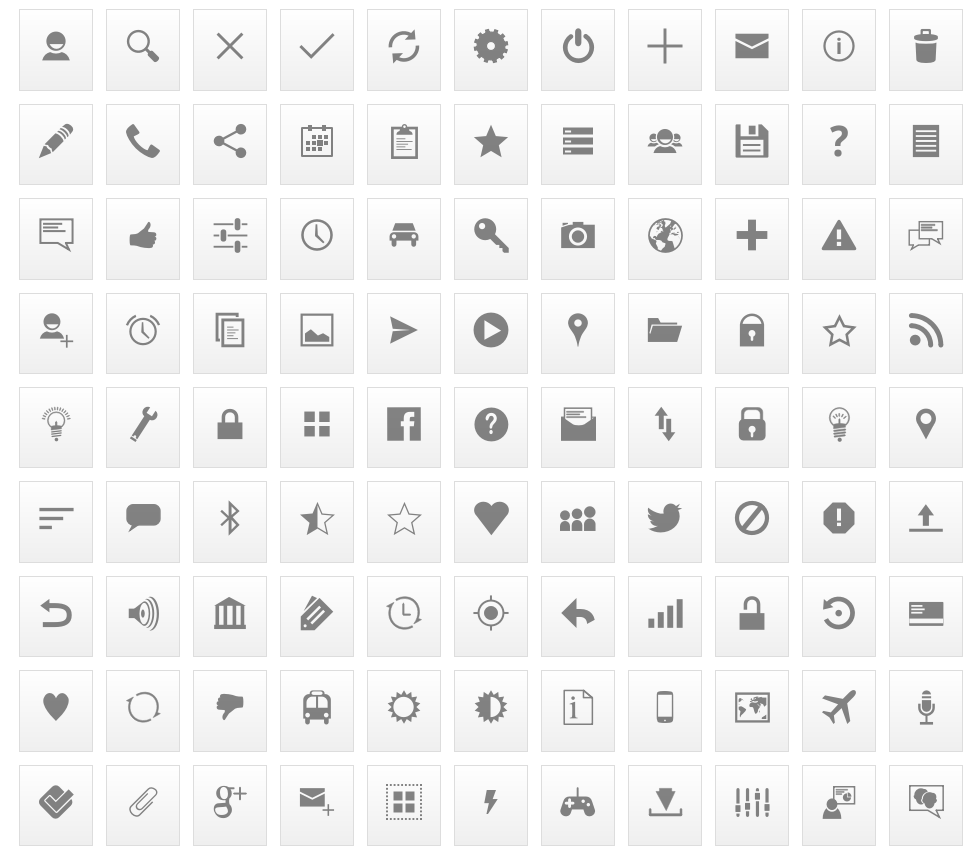 Android Icon Set 166300 Free Icons Library