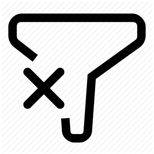 Remove Filter Icon 404844 Free Icons Library