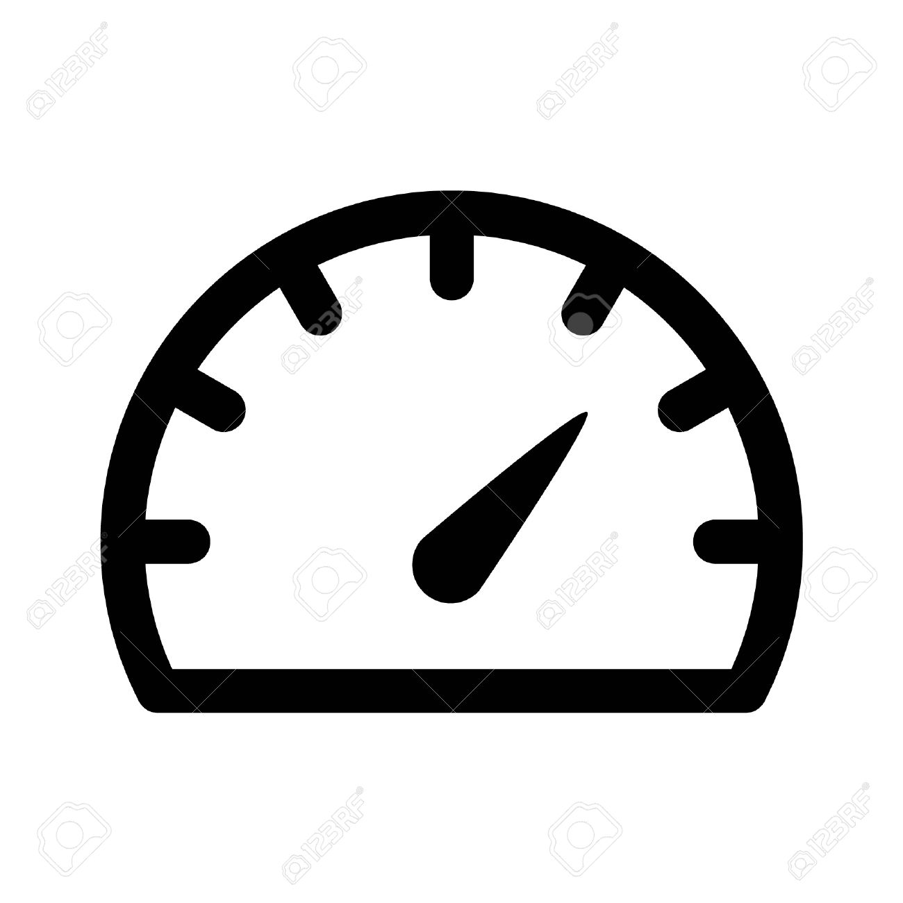 Speedometer Vector Icon 378452 Free Icons Library