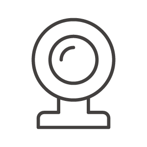 Webカメライラスト／無料イラストなら「イラストAc」 Webカメラのアイコン02素材 | 無料のアイコンイラスト集 Icon-Pit