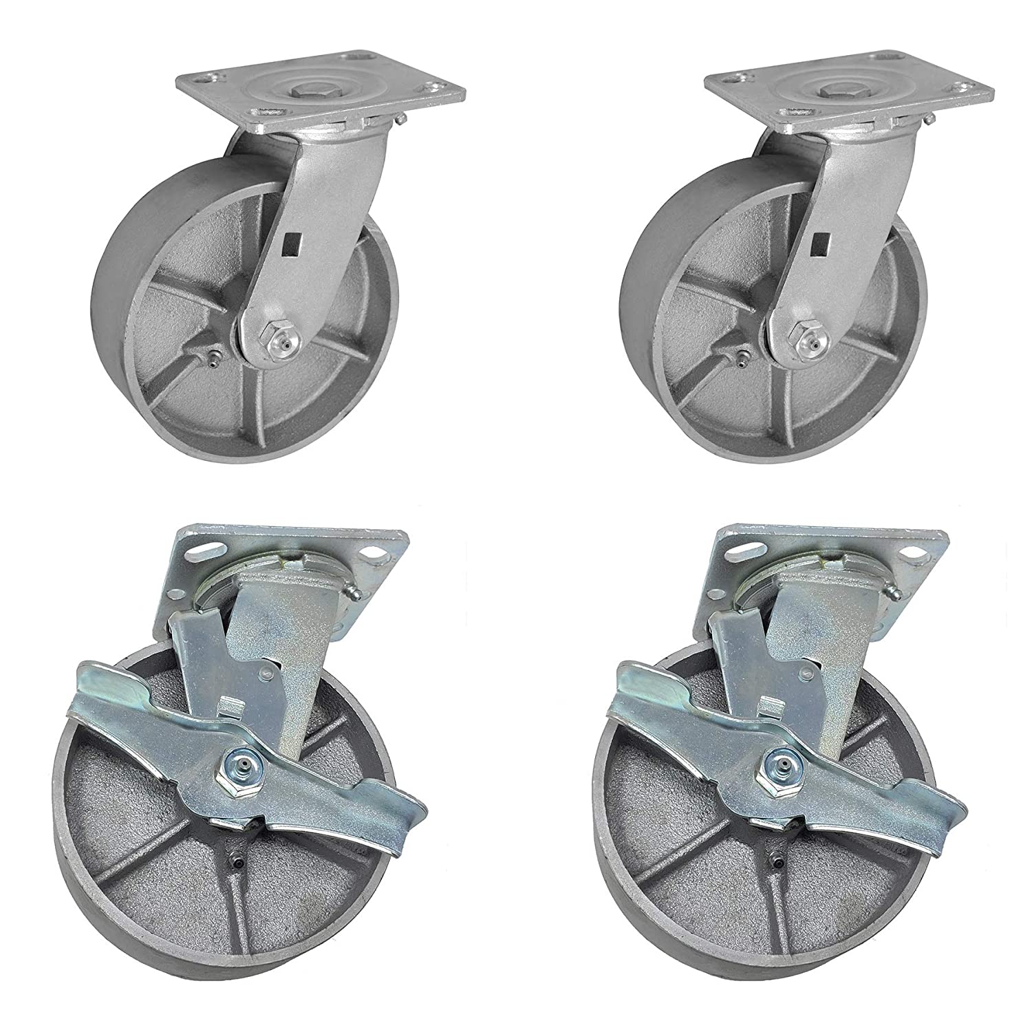 Steel Heavy Duty Casters Top Locking Casters Industrial Casters