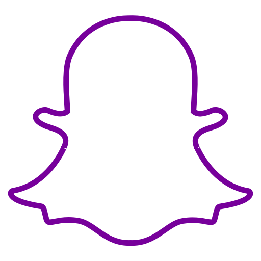 Snapchat icon purple