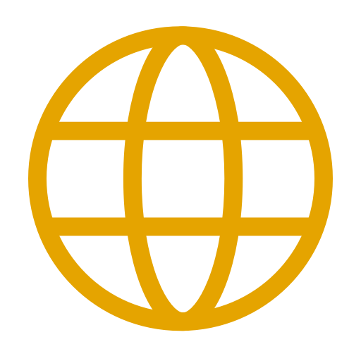 Yellow Internet Icon Png Symbol