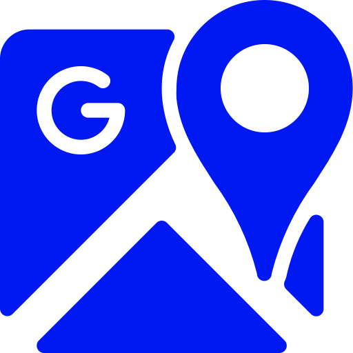 Google Maps icons (PNG symbols) blue