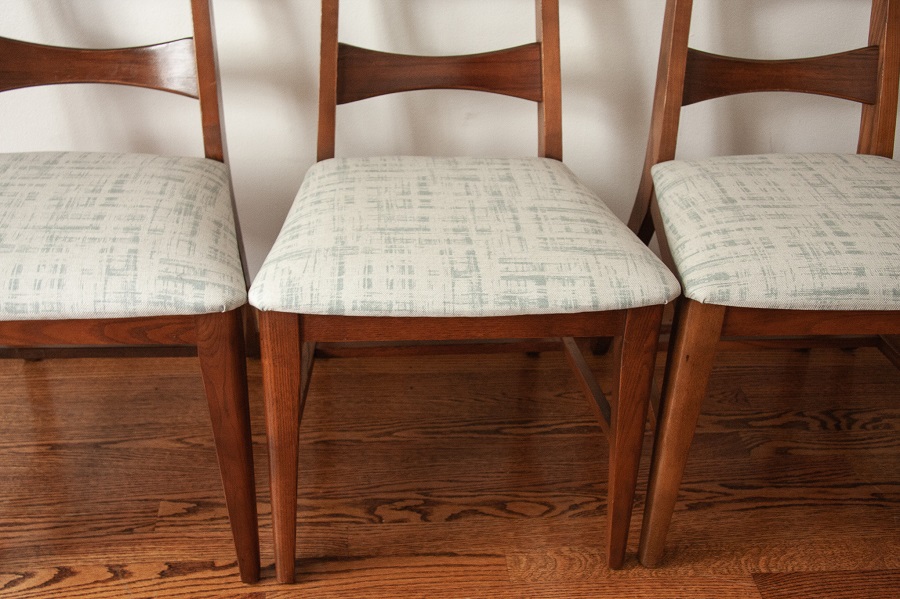 4 Vintage Mid Century Ladder Back Dining Chairs Iconic Mid Mod Décor