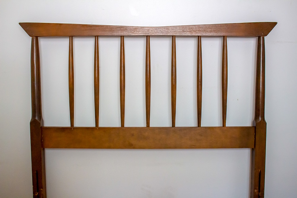 Vintage Mid Century Twin Size Headboard Iconic Mid Mod Decor