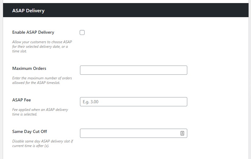How To Set Up ASAP Delivery Iconic
