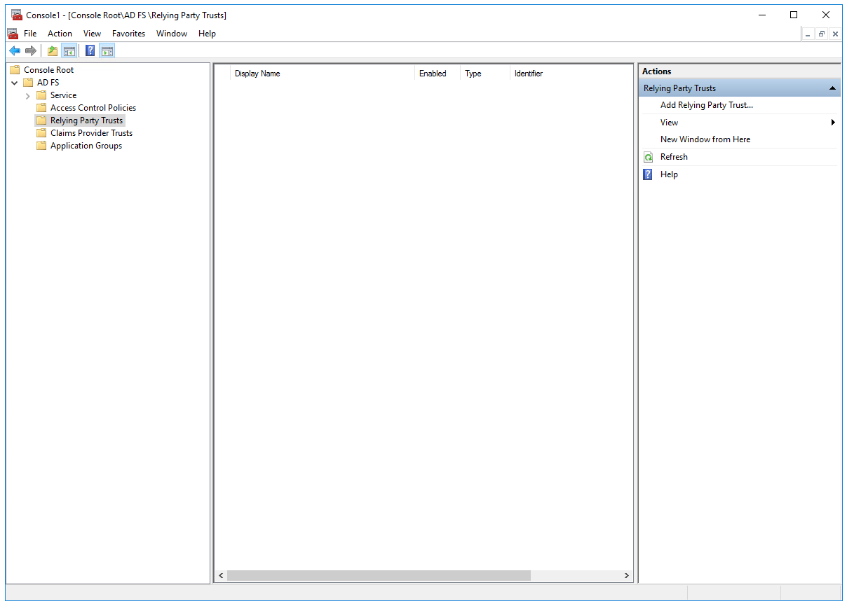 Microsoft Active Directory Federation Services iconik Help Documentation