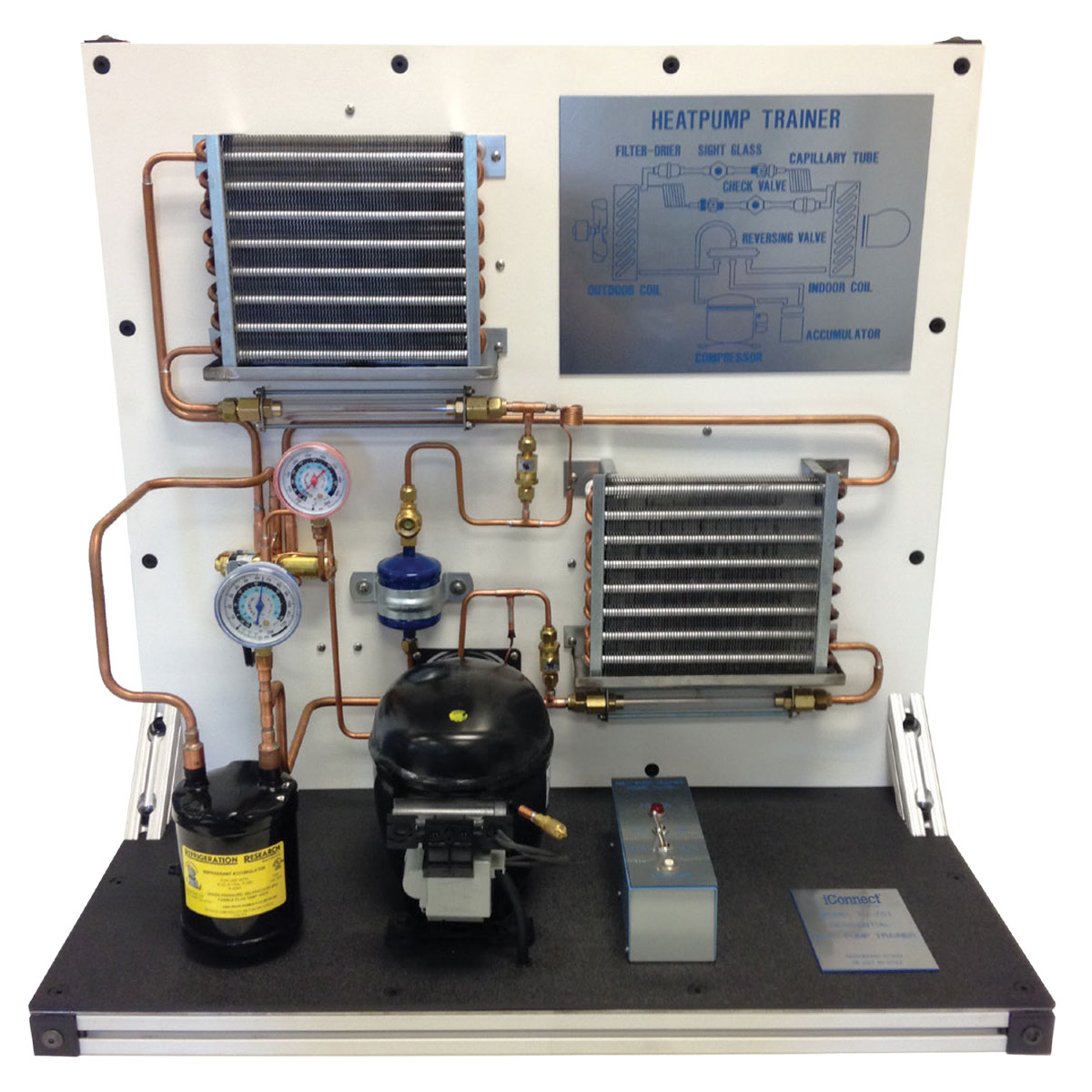 Tabletop Heat Pump Training Unit iConnect Training