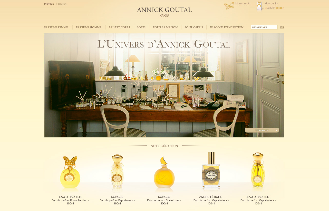 Annick Goutal la refonte en ligne iconnoblog