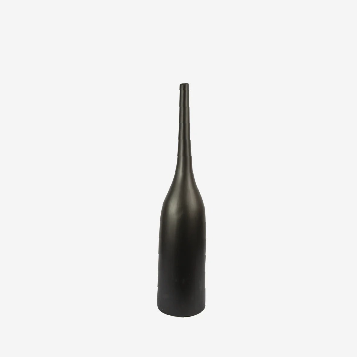 Tall Bottle Neck Vase Black ICONOMY