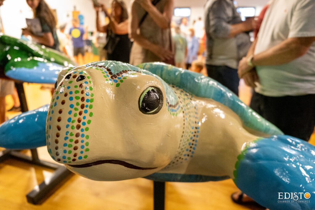 Sea Turtle Sculptures for Turtle Art Project Edisto Island, SC