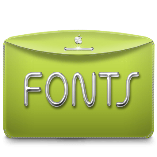 Folder Text Fonts Icon Darktheme Folder Iconset emoopo