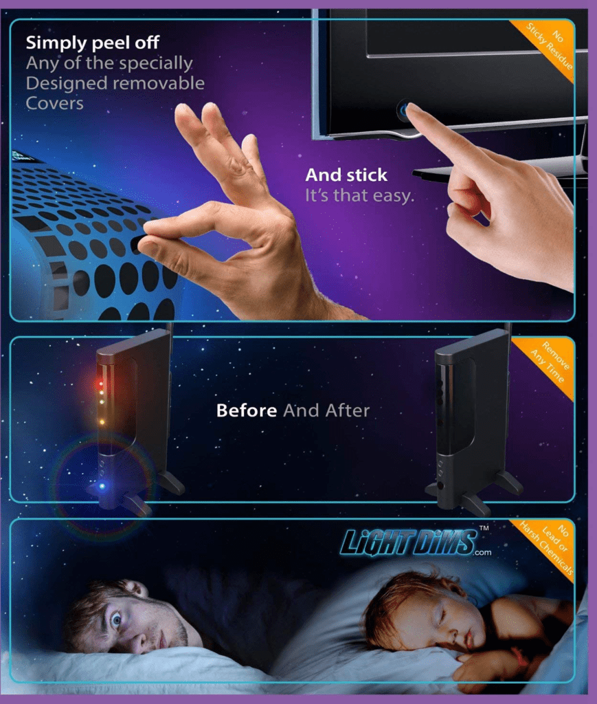 LightBlocking LED Covers I Crave This