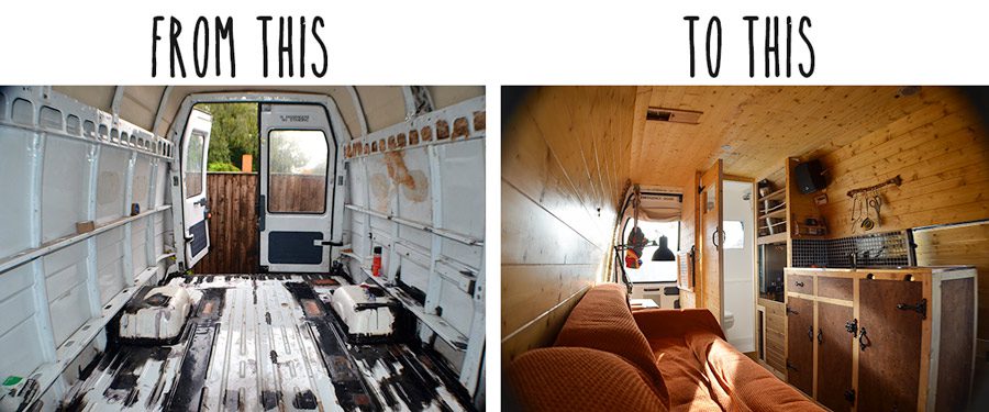From Rusty Van To Cosy Home DIY Camper iCreatived