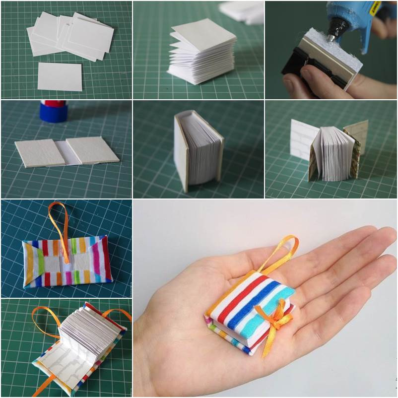 DIY Cute Little Notebook Keychain