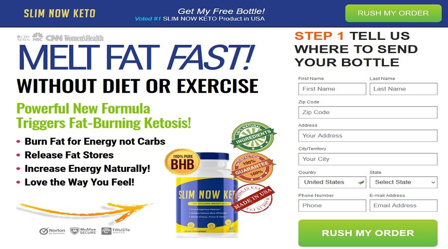 Slim Now Keto Weight Loss Pills Reviews, Benefits, Side effects