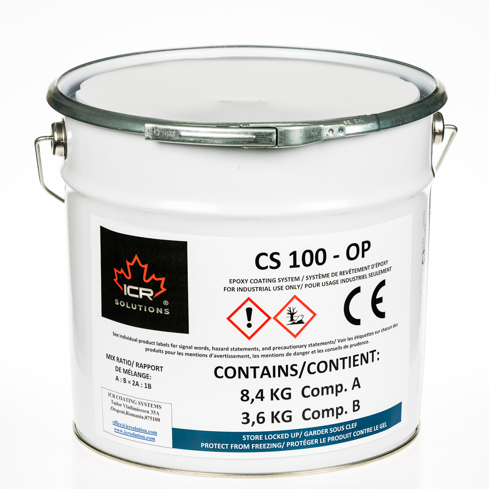 Epoxy Coating System, Orange peel texture 100 Solid. VOC compliant ICR Solution