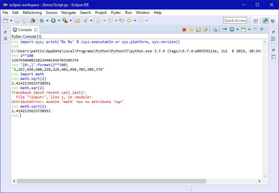 Eclipse Python Code Completion Not Working