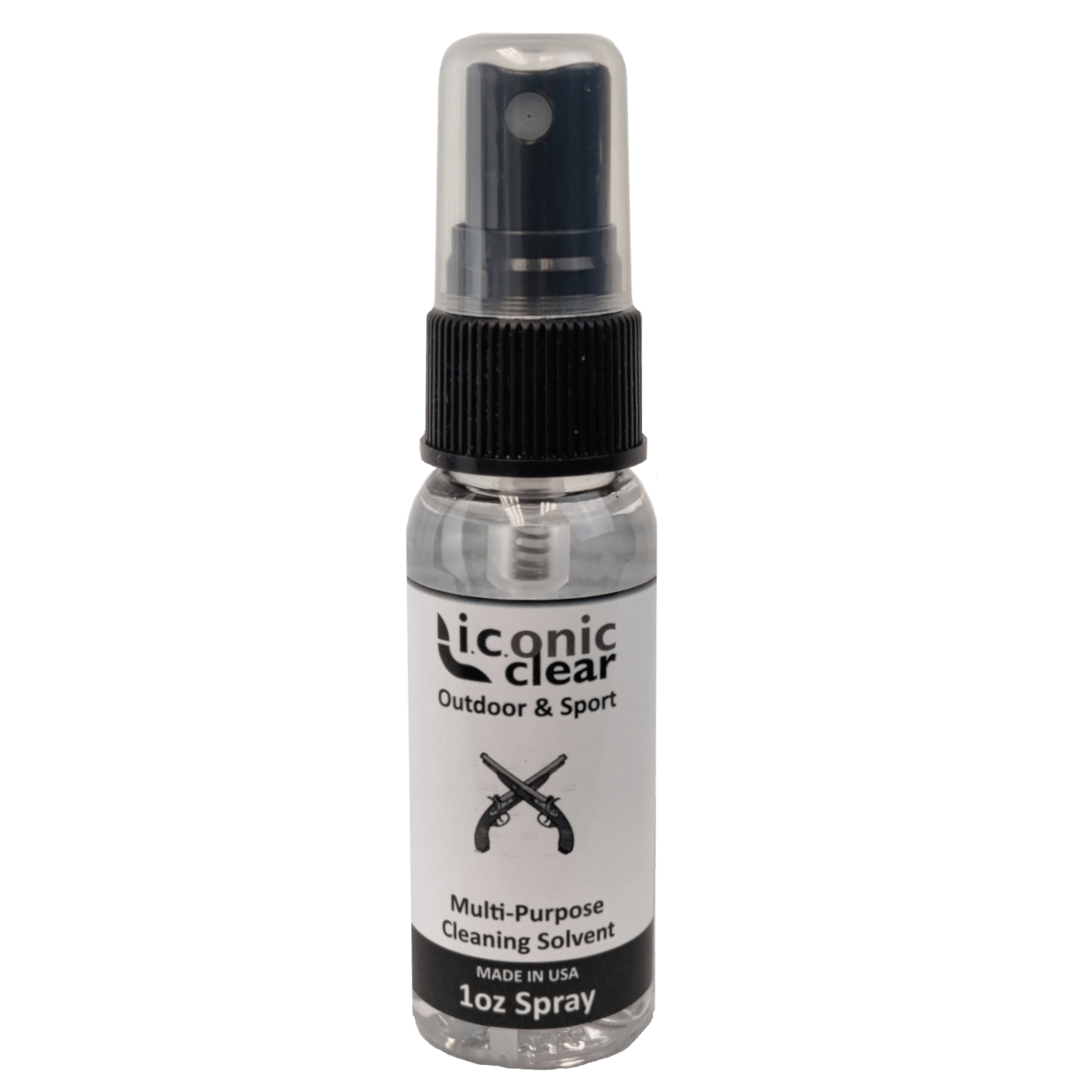 Iconic Clear 1oz MultiPurpose Cleaning Solvent IC Scientific