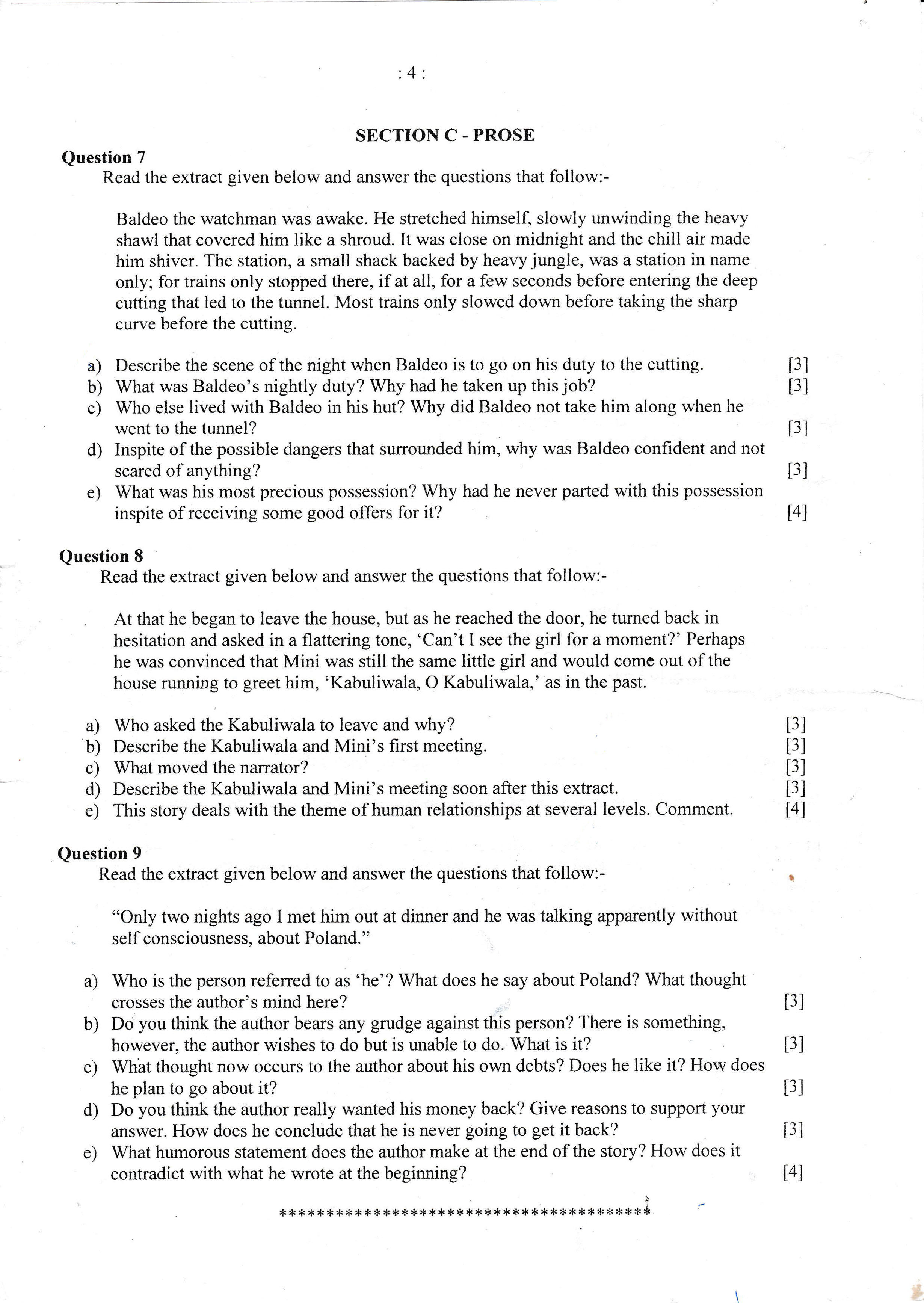 CBSE Class 9 Science Question Paper FA1 St. Xaviers Ribblu.com