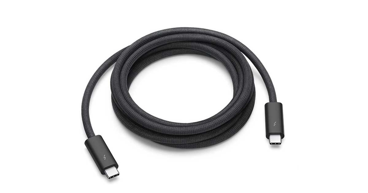 Apple's 129 Thunderbolt 3 Pro Cable ICT BYTE