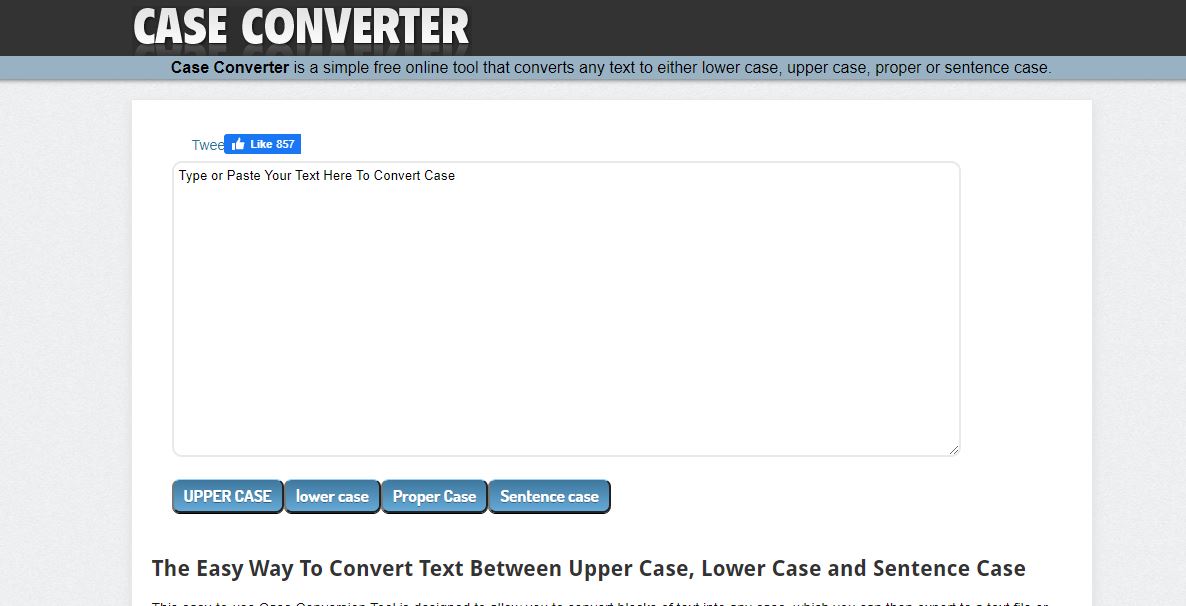 7 Free Online Case Converter Capitalization Tool In 2020