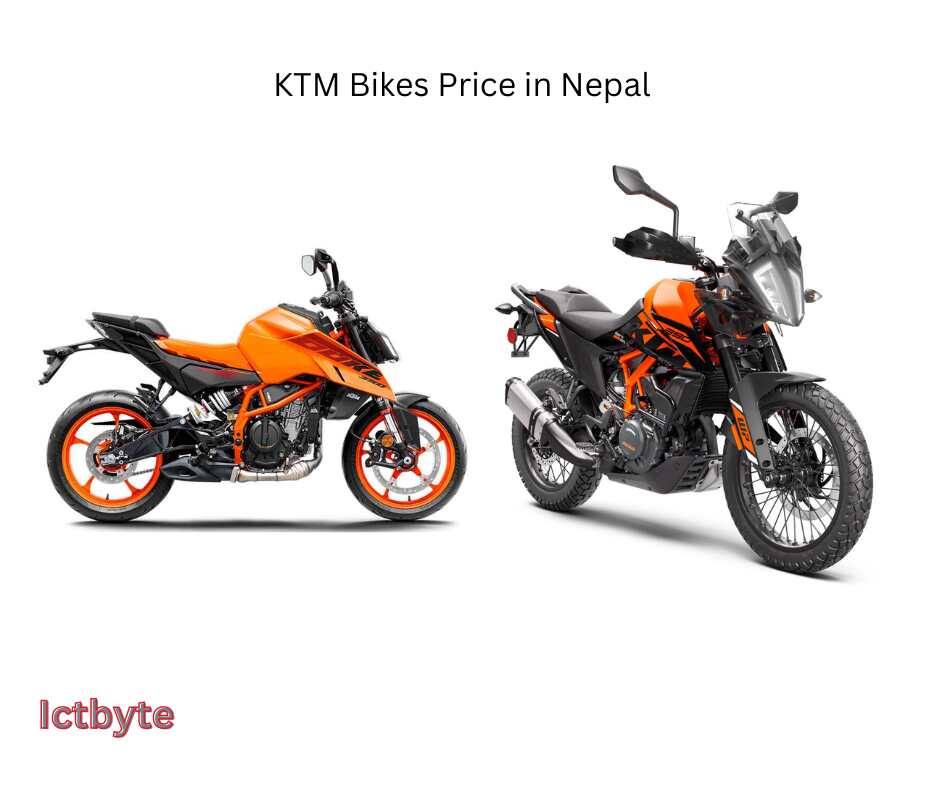 KTM Bikes Price in Nepal (2023 Dec Update) ICT BYTE