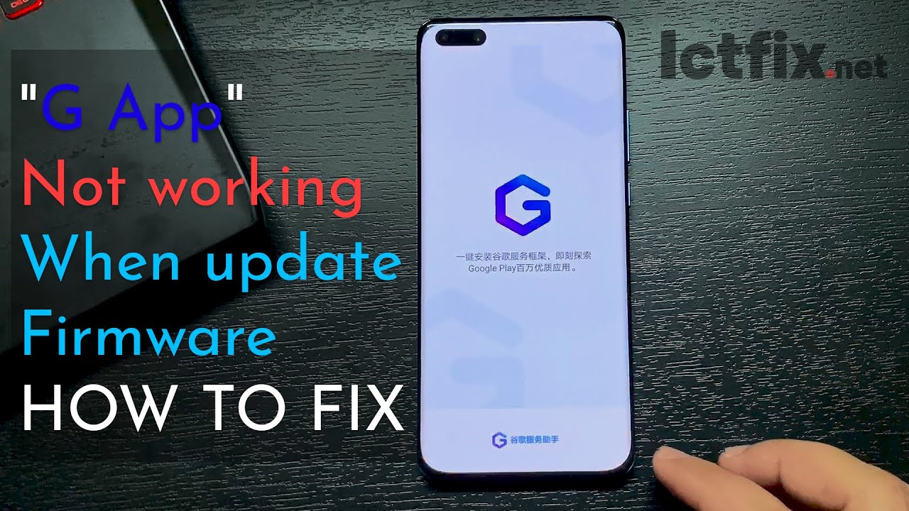 G App "Lzplay" NOT WORKING After Update Firmware HOW TO FIX ICTfix