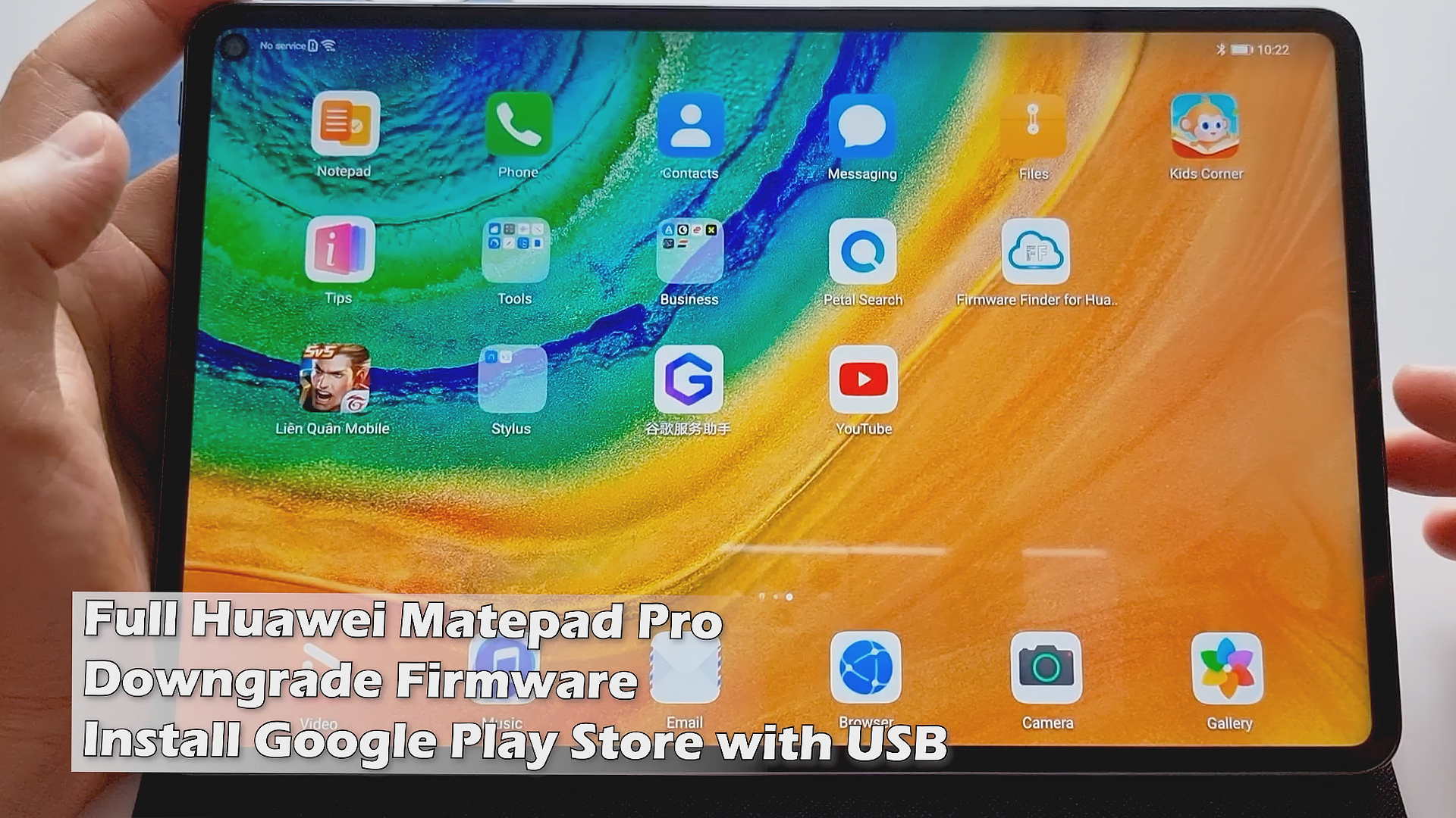 Full Huawei Matepad Pro Downgrade Firmware Install Google