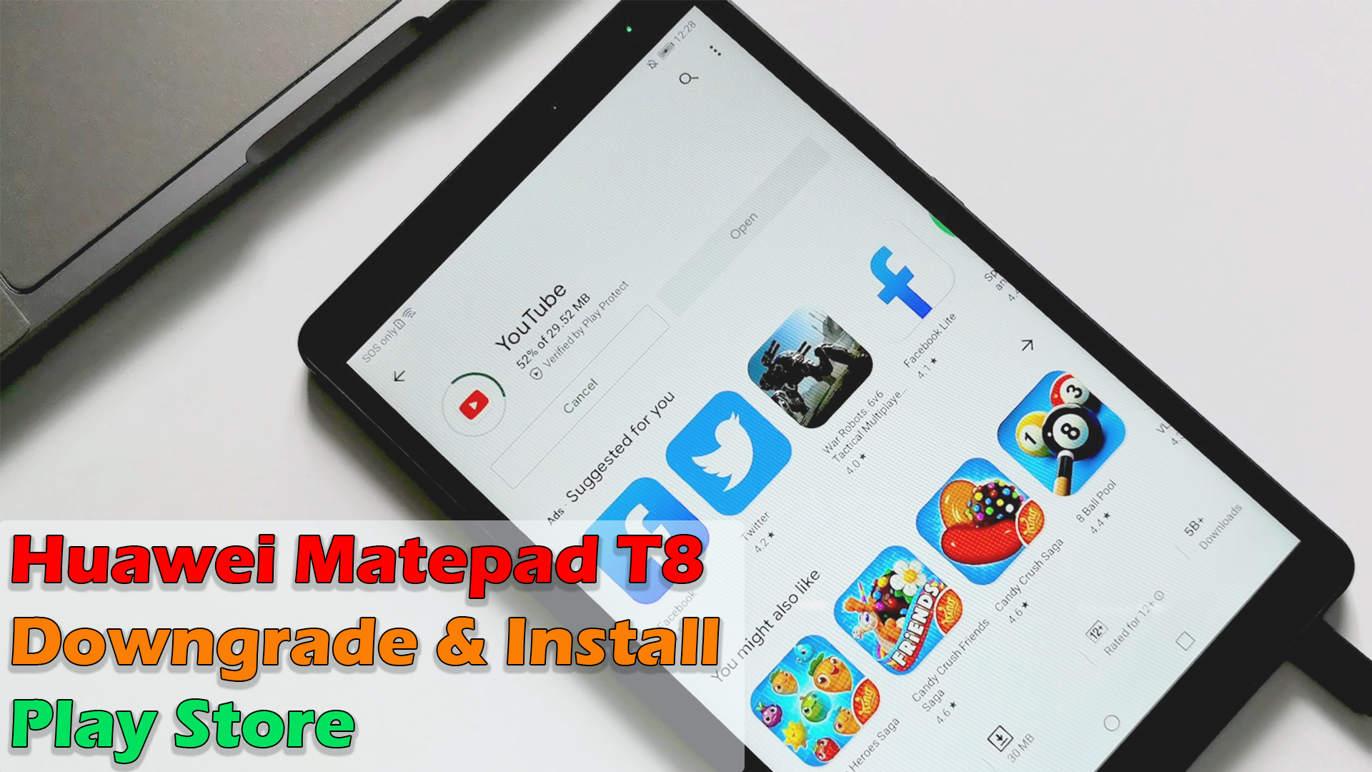 Huawei Matepad T8 Downgrade & Install Play Store Without