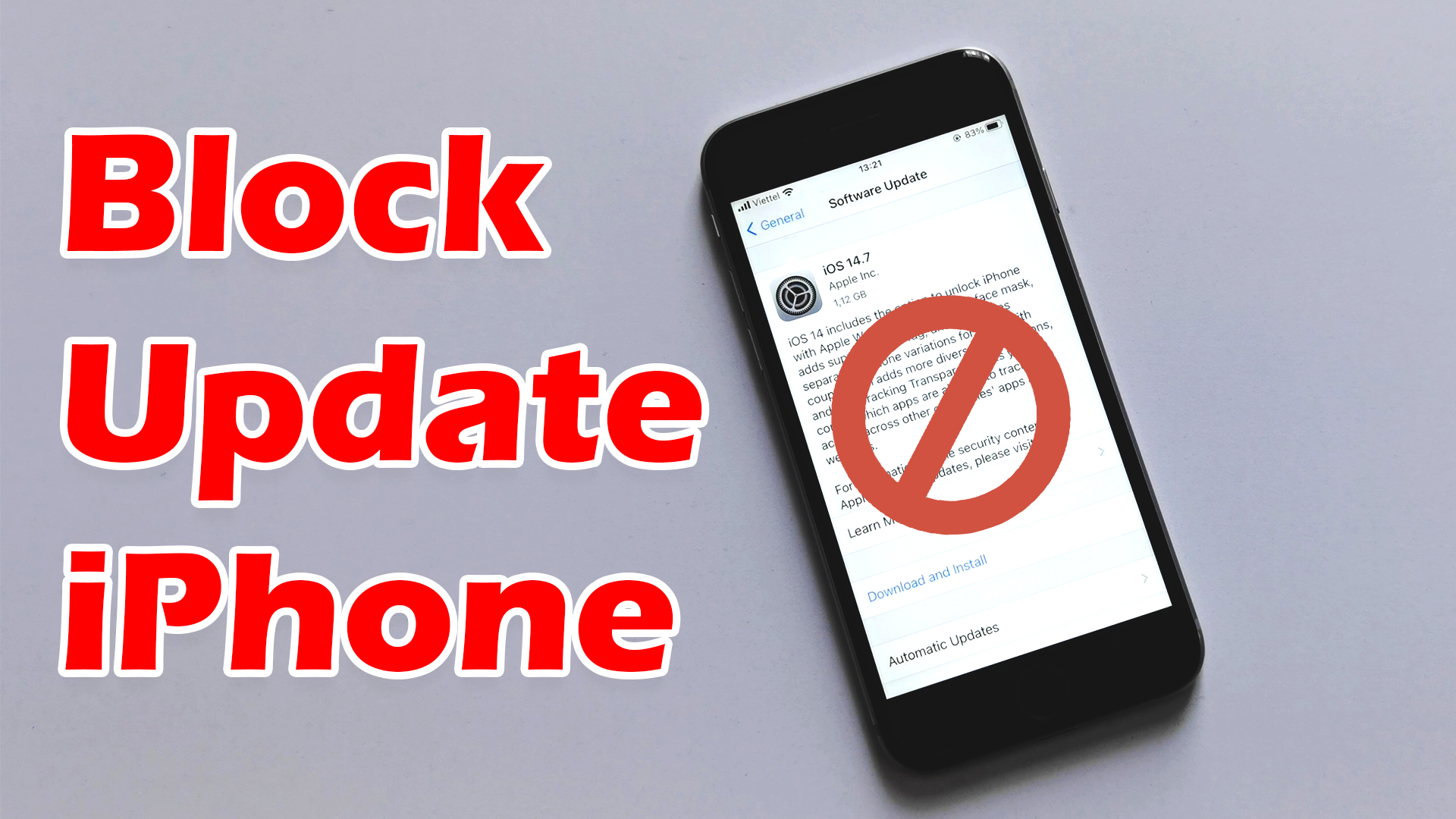 How to block Update iOS/iPadOS 13 14 & More ICTfix