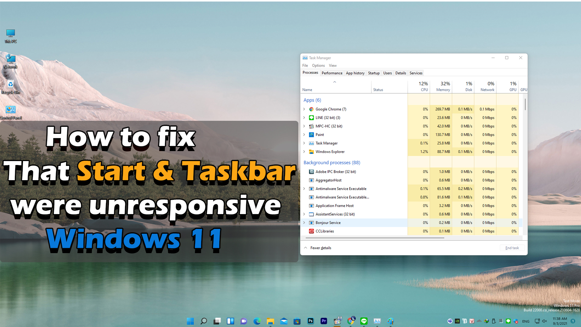 How to fix That Start & Taskbar were unresponsive Windows 11 ICTfix