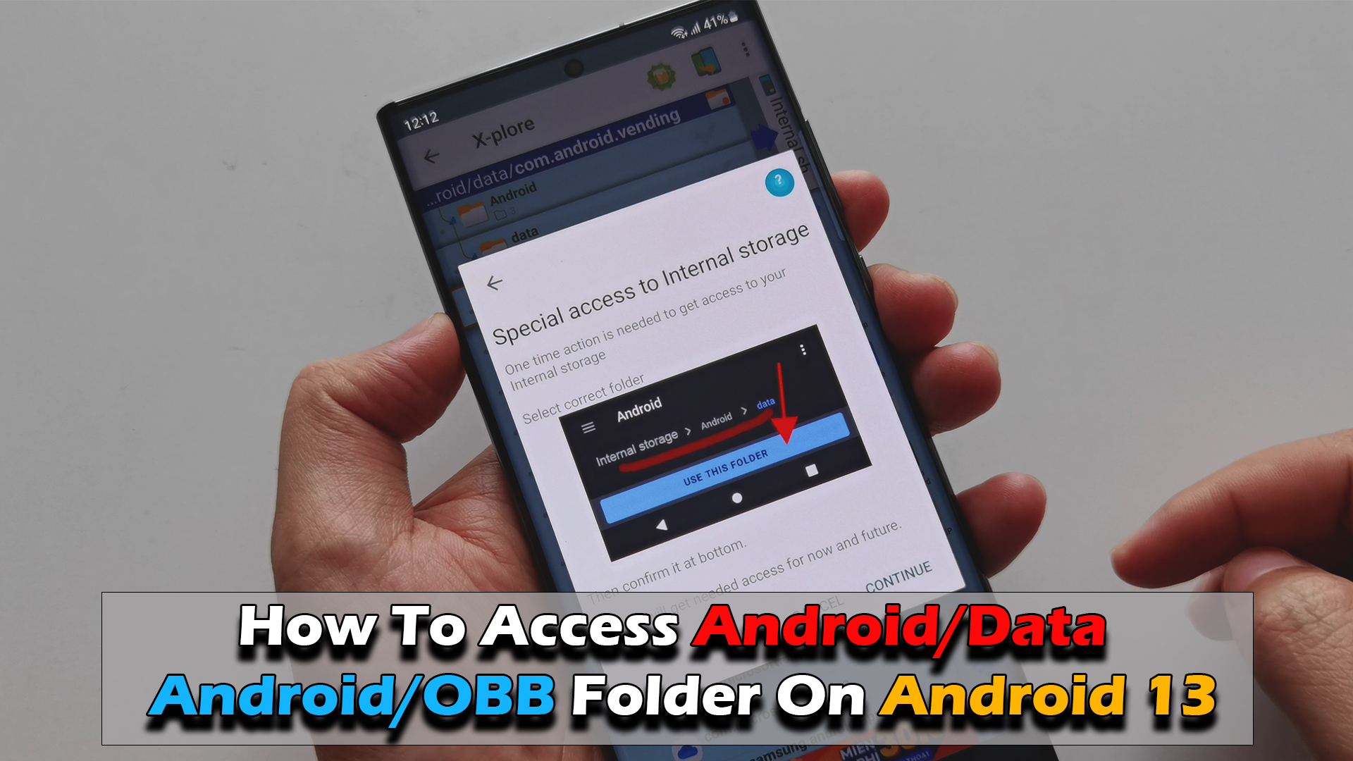 How To Access Folder Android/Data Android/OBB On Android 11 12 13