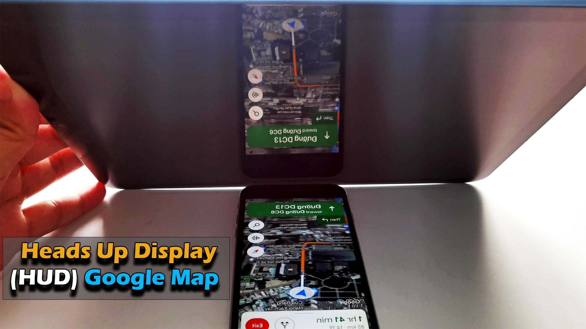 iOS How to Enable Heads Up Display (HUD) On Google Map ICTfix
