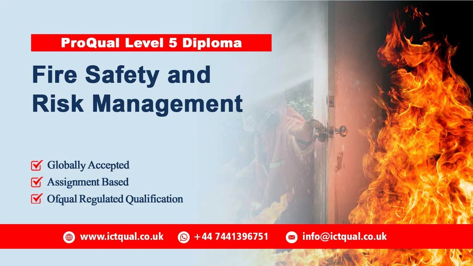 ProQual Level 5 Diploma in Fire Safety and Risk Management