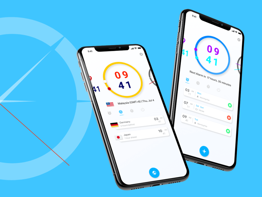 15 Best Clock App UI Design 2019